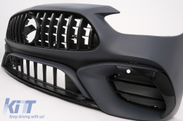 Kit Carrozzeria per Mercedes Classe C W206 S206 Sport Line 2021+ Griglia Paraurti C63 Look-image-6111458