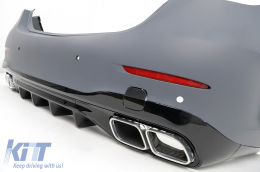Kit Carrozzeria per Mercedes Classe C W206 Berlina 2021+ C63 Design Minigonne Laterali Paraurti-image-6110252