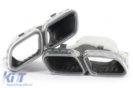 Kit Carrozzeria per Mercedes Classe C W206 Berlina 2021+ C63 Design Minigonne Laterali Paraurti-image-6110255