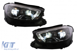 Kit Carrozzeria per Mercedes Classe E W212 09-12 Conversione in W213 E63 Look Paraurti-image-6107584