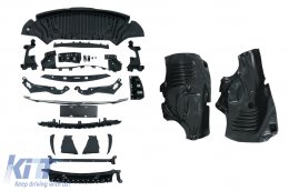 Kit Carrozzeria per Mercedes Classe E W212 09-12 Conversione in W213 E63 Look Paraurti-image-6107905
