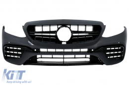 Kit Carrozzeria per Mercedes Classe E W213 16-2019 E63 Design Paraurti Griglia Scarico-image-6109882