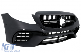 Kit Carrozzeria per Mercedes Classe E W213 16-2019 E63 Design Paraurti Griglia Scarico-image-6109885