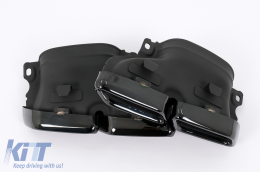 Kit Carrozzeria per Mercedes Classe E W213 16-2019 E63 Design Paraurti Griglia Scarico-image-6109897