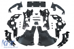 Kit Carrozzeria per Mercedes Classe E W213 16-2019 E63 Design Paraurti Griglia Scarico-image-6109901