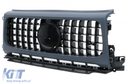 Kit Carrozzeria per Mercedes Classe G W463 12-17 Griglia Paraurti Cofano G63 2024 Design-image-6111657