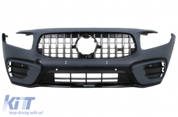 Kit Carrozzeria per Mercedes GLB X247 19-23 GLB35 Design Terminali Marmitta Doppi Rotondi Paraurti-image-6111042