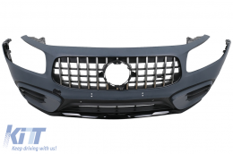 Kit Carrozzeria per Mercedes GLB X247 19-23 GLB35 Design Terminali Marmitta Doppi Rotondi Paraurti-image-6111044