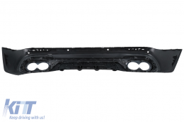Kit Carrozzeria per Mercedes GLB X247 19-23 GLB35 Design Terminali Marmitta Doppi Rotondi Paraurti-image-6111055