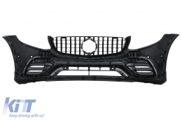 Kit carrozzeria per Mercedes GLC SUV X253 15-19 Griglia Paraurti Marmitta Punte GLC63 Design-image-6111024