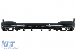 Kit carrozzeria per Mercedes GLC SUV X253 15-19 Griglia Paraurti Marmitta Punte GLC63 Design-image-6111026