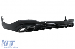 Kit carrozzeria per Mercedes GLC SUV X253 15-19 Griglia Paraurti Marmitta Punte GLC63 Design-image-6111029