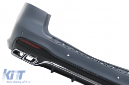 Kit Carrozzeria per Mercedes GLE SUV W166 2015-2019 Paraurti Passaruota Punte Scarico-image-6112706