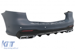 Kit Carrozzeria per Mercedes GLE SUV W166 2015-2019 Paraurti Passaruota Punte Scarico-image-6112707