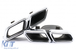Kit Carrozzeria per Mercedes GLE SUV W166 2015-2019 Paraurti Passaruota Punte Scarico-image-6112712