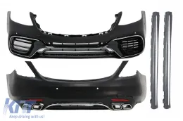 image-62-Kit carrozzeria per Mercedes S W222 Facelift 13-17 S63 Look Minigonne paraurti