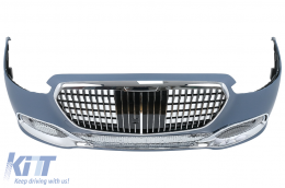 Kit carrozzeria per Mercedes S W223 Limousine 20+ Paraurti Scarico Griglia M-Design-image-6113008