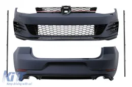 image-63-Kit Carrozzeria per VW Golf 7 VII 2013-2017 7.5 GTI Design Griglia Paraurti Minigonne laterali
