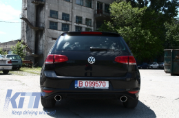 Kit complet pour VW Golf 7 VII 2013-2016 GTI Look Grille avant Insertions rouges-image-6010375