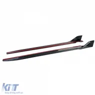 Kit de carrocería de rendimiento spoiler delantero difusor trasero faldones laterales adecuado para BMW X5 G05-image-6202719