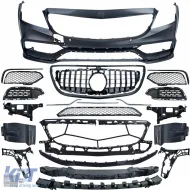 Kit de carrocería deportiva parachoques rejilla difusor adecuado para Mercedes CLS C218 W218 2011-2018-image-6209117