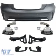 Kit de carrocería deportiva parachoques delantero trasero rejilla faldones laterales adecuado para Mercedes A W176 12-15-image-6207480