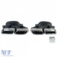 Kit de carrocería deportiva parachoques extensiones de rejilla adecuado para Mercedes GLE W166 2015-2018-image-6210429
