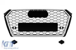 Kit de carrocería estilo RS adecuado para Audi A4 B9 sedán 2016-2020-image-6139126