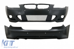 image-14-Kit de carrocería para BMW Serie 5 E60 Sedan Non-LCI 03-07 Bumper M-Technik Look PDC24mm