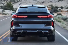 Kit de carrocería para BMW X6 G06 2018-2022 Diseño X6M Parachoque Consejos para el silenciador de escape-image-6128067