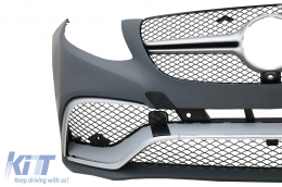 Kit de carrocería para Mercedes Clase M W166 12-15 Conversión a GLE Parachoque Luces Guardabarros-image-6085917