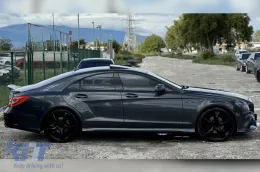 Kit de carrosserie tuning type A design 63 adapté pour Mercedes CLS C218 2011-2017 avec grille chromée-image-6264929