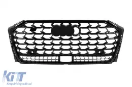 Kit de carrosserie tuning type Horch adapté pour Audi A8 D5 2017-2022 à S8 D5PA après 2023 avec des éléments noirs-image-6139669