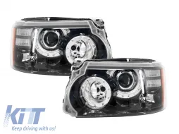 image-5-Kit de faros xenón de tuning adecuado para Range Rover Sport L320 2009-2013, izquierdo y derecho