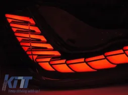 Kit de feux arrière à LED adapté pour BMW Série 3 F30 berline 2011-2018, base fumée, gauche et droite-image-6151848