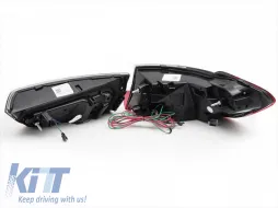 Kit de feux arrière à LED adapté pour BMW Série 3 G20 berline 2019-2022, avec base fumée rouge, gauche et droite-image-6151877