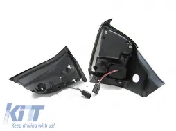 Kit de feux arrière à LED adapté pour Tesla Model 3 après 2017, base noire et fumée, gauche et droite-image-6237871