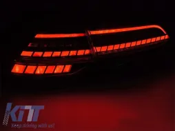 Kit de feux arrière à LED adapté pour Volkswagen Golf VII 2013-2019 hatchback, avec base fumée, gauche et droite-image-6238247