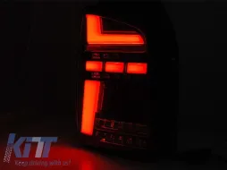 Kit de feux arrière à LED tuning adapté pour Volkswagen T5 2003-2009, base entièrement fumée, gauche et droite-image-6238063