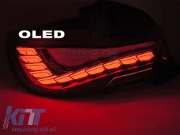 Kit de feux arrière LED adapté pour BMW Série 2 F22 Coupé, F23 Cabriolet 2013-2021, M2 F87 2016-2021, avec base rouge, gauche et droite-image-6151854