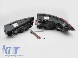 Kit de feux arrière LED tuning adapté pour BMW Série 3 G20 2019-2022 avec base fumée, clignotant dynamique, avec fonction 
