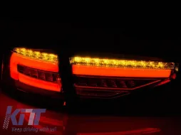 Kit de luces traseras LED de tuning adecuado para Audi A4 B8 sedán 2012-2015, base rebajada para el modelo con luces traseras halógenas, izquierda y derecha-image-6151629