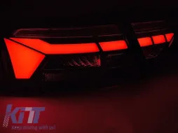 Kit de luces traseras LED de tuning adecuado para Audi A5 2011-2016 con base negra, con señal de giro dinámica, izquierda y derecha-image-6151703