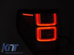 Kit de luces traseras LED de tuning adecuado para Ford F150 2008-2014, con señal de giro dinámica, base ahumada, izquierda y derecha-image-6152025