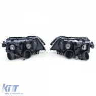 Kit de phares H7 incl. moteurs de réglage adapté pour BMW Série 3 E46 Sedan Touring 01-05-image-6190733