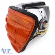 Kit de phares sans LWR 6 broches droit + gauche adapté pour Mercedes SL R107 SLC C107-image-6202131