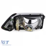 Kit de phares sans LWR 6 broches droit + gauche adapté pour Mercedes SL R107 SLC C107-image-6202132