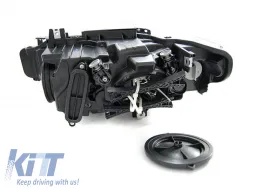Kit de phares tuning adapté pour BMW Série 3 F30, F31 10.2011-05.2015 avec base noire, gauche et droite-image-6152510