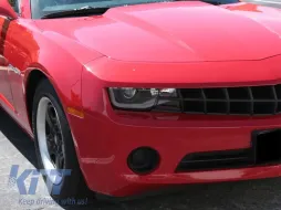 Kit de phares tuning adapté pour Chevrolet Camaro 2009-2013 avec base noire, gauche et droite-image-6152778