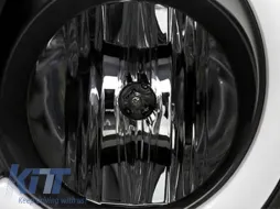 Kit de phares tuning avec lumières LED adapté pour Jeep Grand Cherokee 2005-2008 avec base chromée, gauche et droite-image-6152729